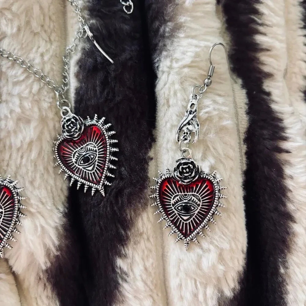 Unbranded Women's Silver and Black Jewellery